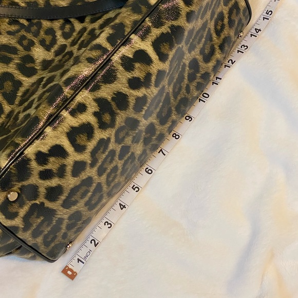*RETIRED* KATE SPADE Leopard Print Cedar Street Vinyl Tote 4 Piece Set - Picture 16 of 16